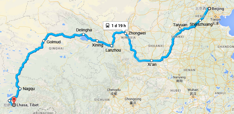 Beijing to Lhasa Train