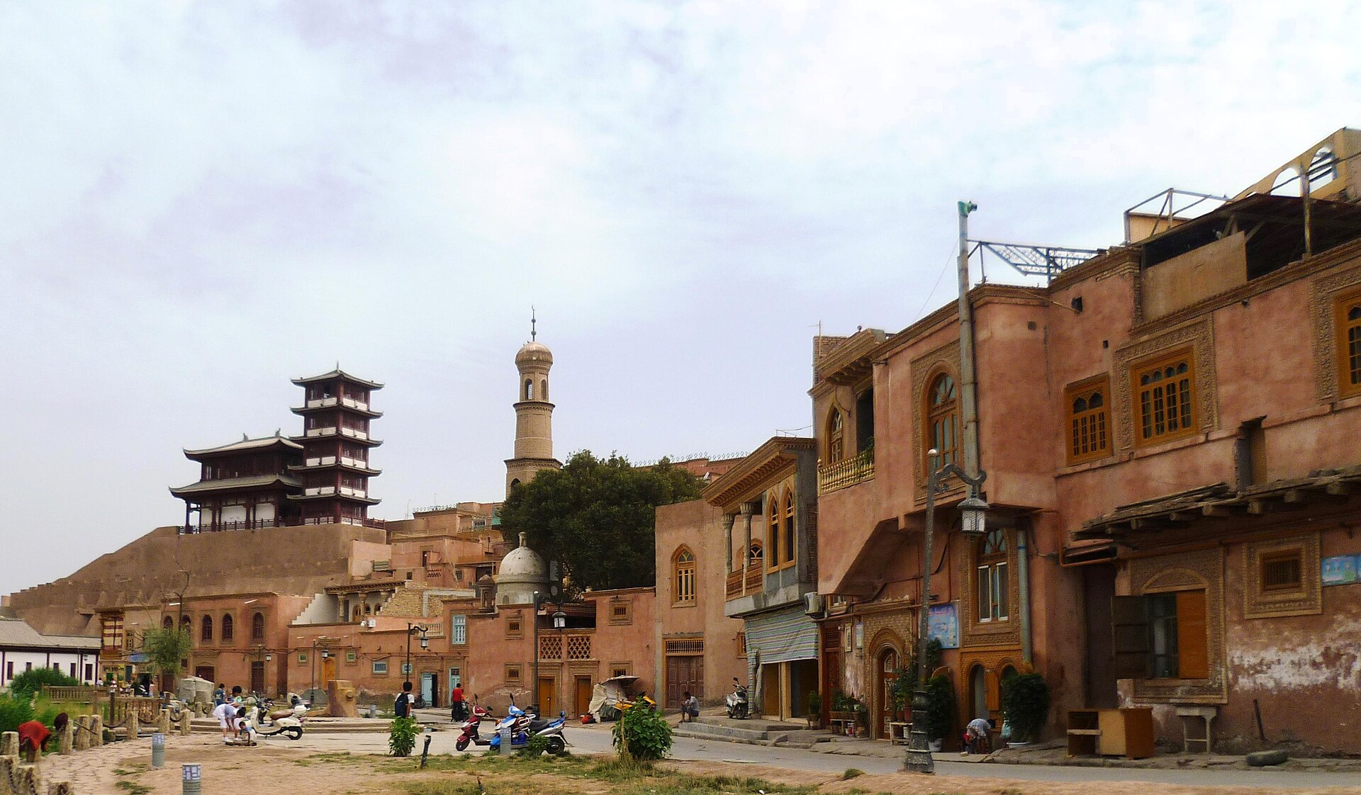 Fly Ngari → Kashgar (about 1.5 hours) — the old town, and the tour ends